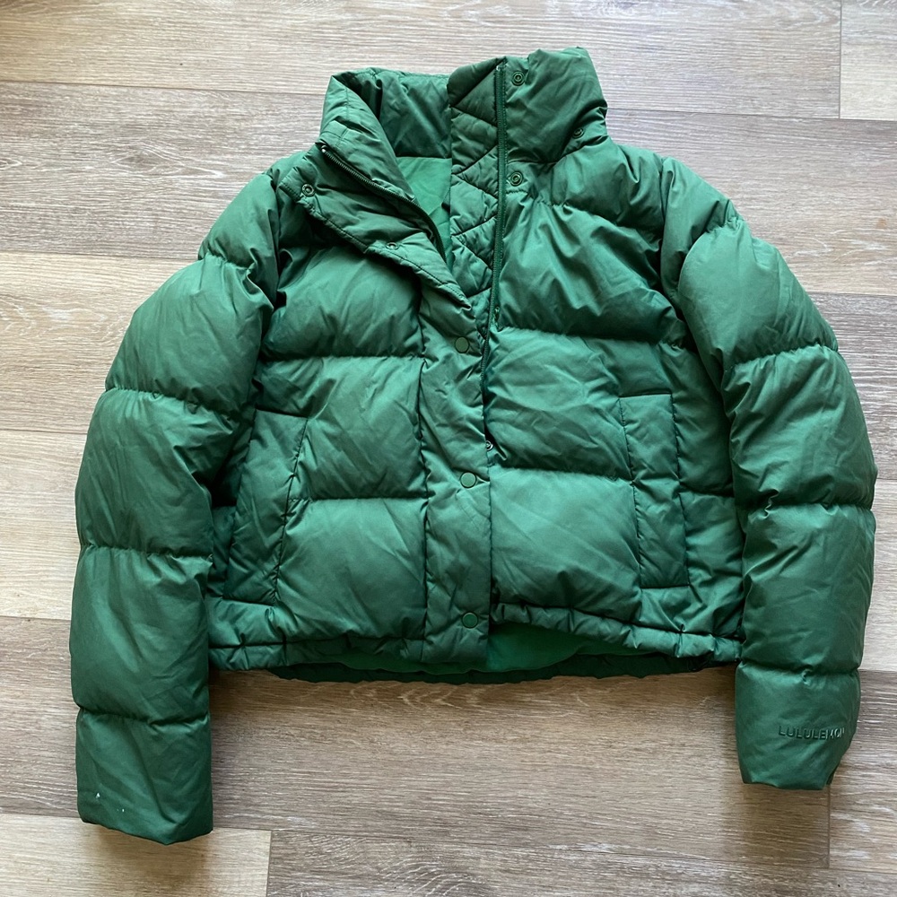 Lululemon Green Puffer Jacket